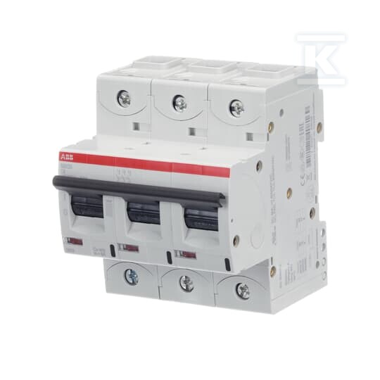 Wyłącznik nadmiarowo-prądowy, 3P, - 2CCS863001R0064