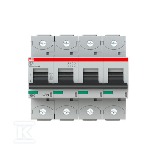 Wyłącznik nadmiarowo-prądowy, 4P, - 2CCS864001R0537