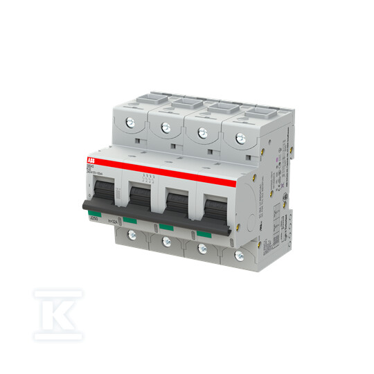 Wyłącznik nadmiarowo-prądowy, 4P, - 2CCS864001R0537