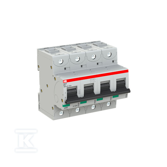 Wyłącznik nadmiarowo-prądowy, 4P, - 2CCS864001R0537