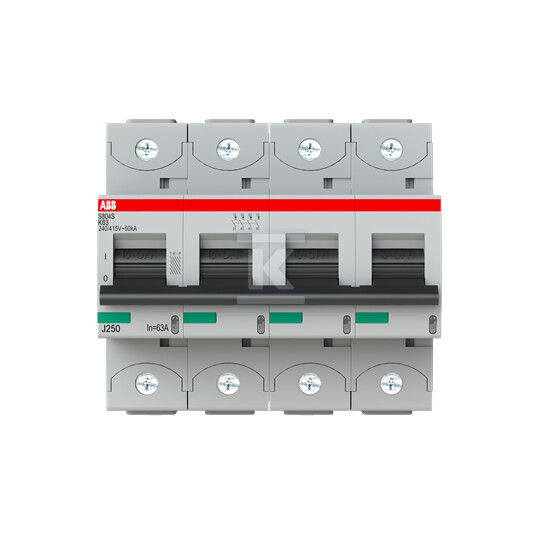 Wyłącznik nadmiarowo-prądowy, 4P, - 2CCS864001R0597