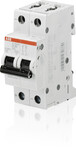 Автоматичний вимикач, 2P, характеристика C, 20A, 10kA, AC/DC | S202M-C20UC