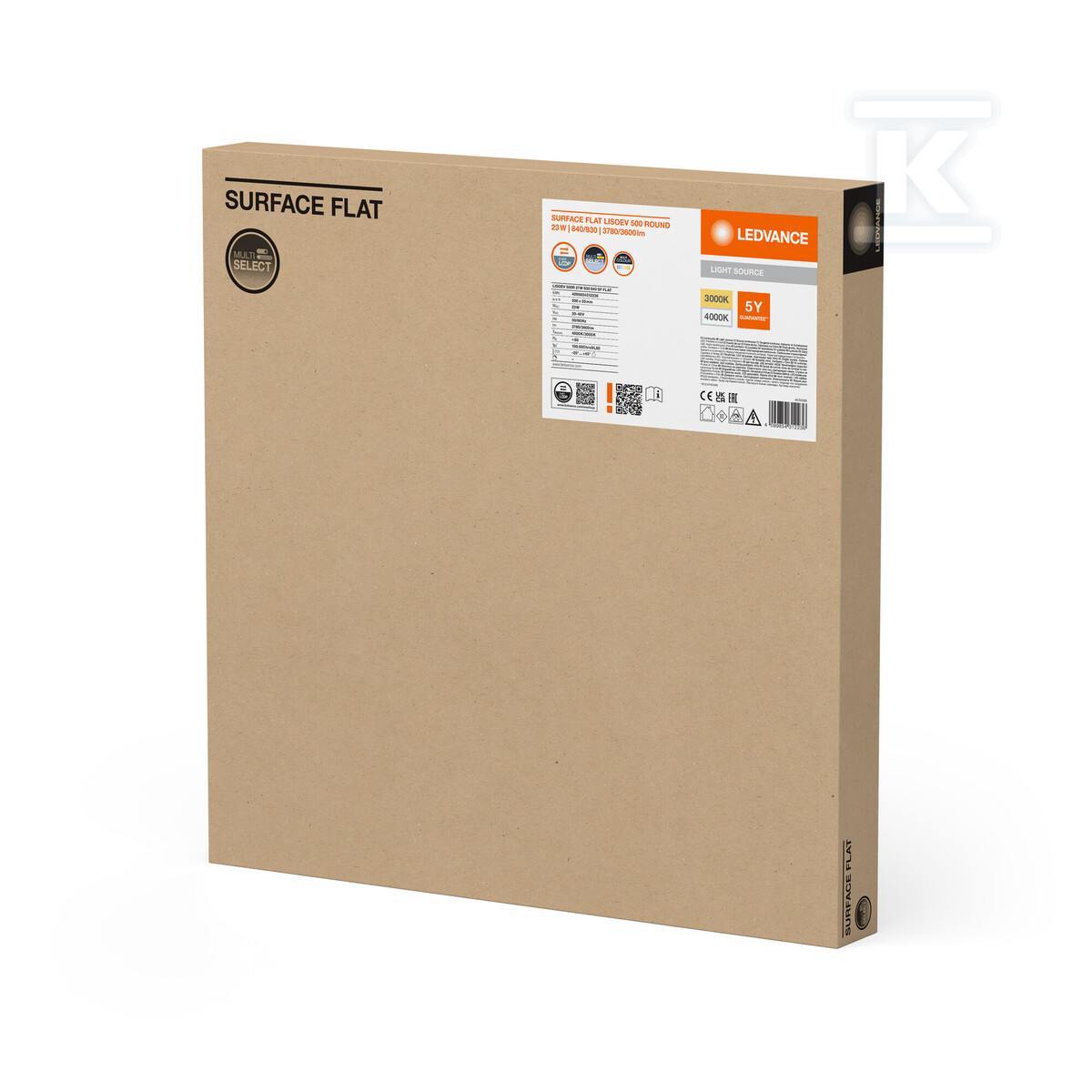 Oprawa SURFACE FLAT LIGHT SOURCES 500 R - 4099854312236