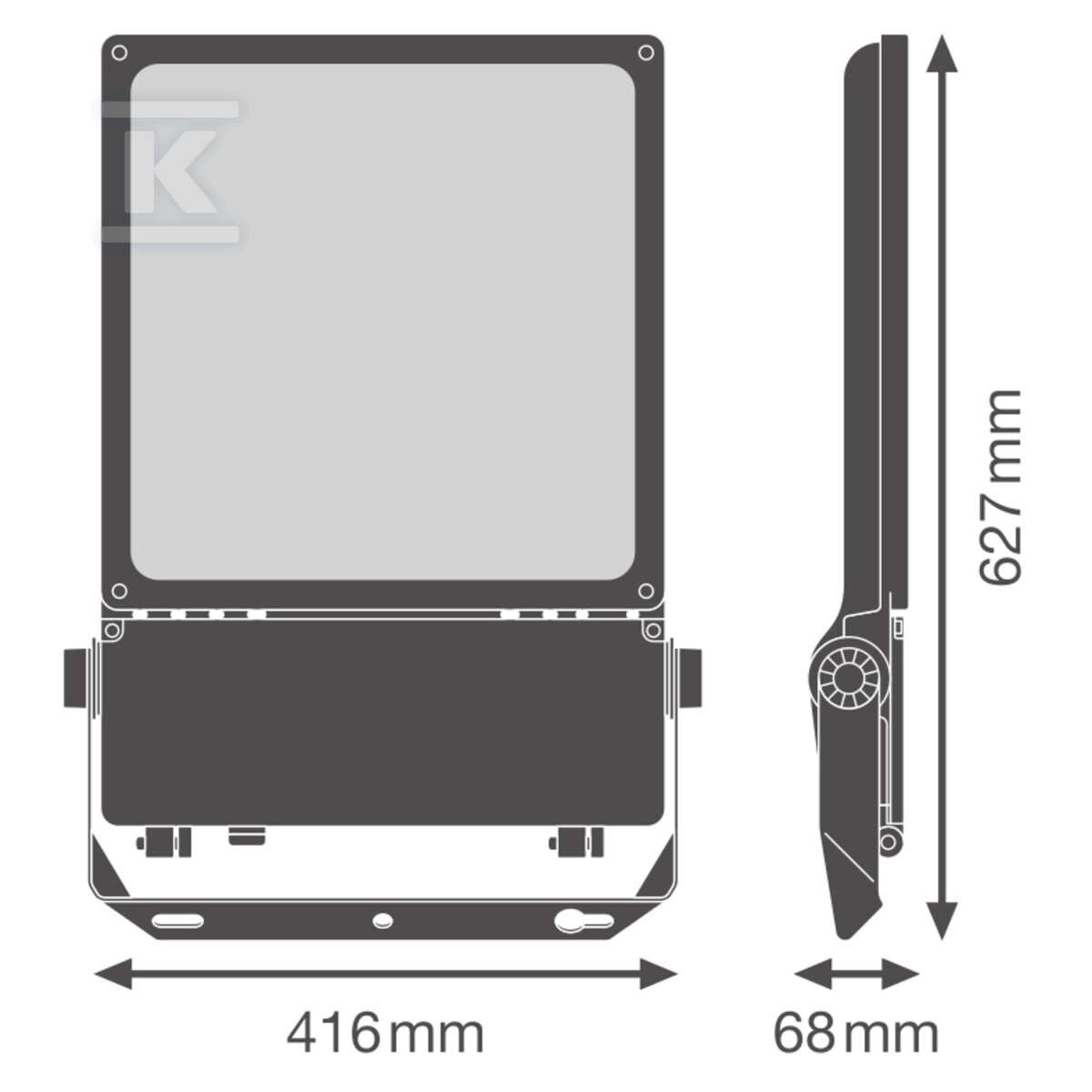 Naświetlacz dużej mocy FL FLEX P 250W - 4099854373695