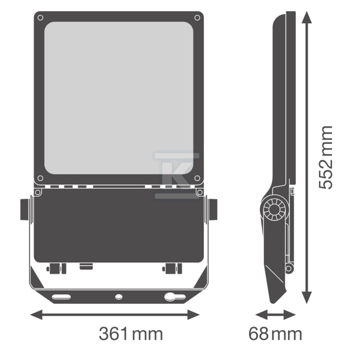 Naświetlacz dużej mocy FL FLEX P 180W - 4099854373510