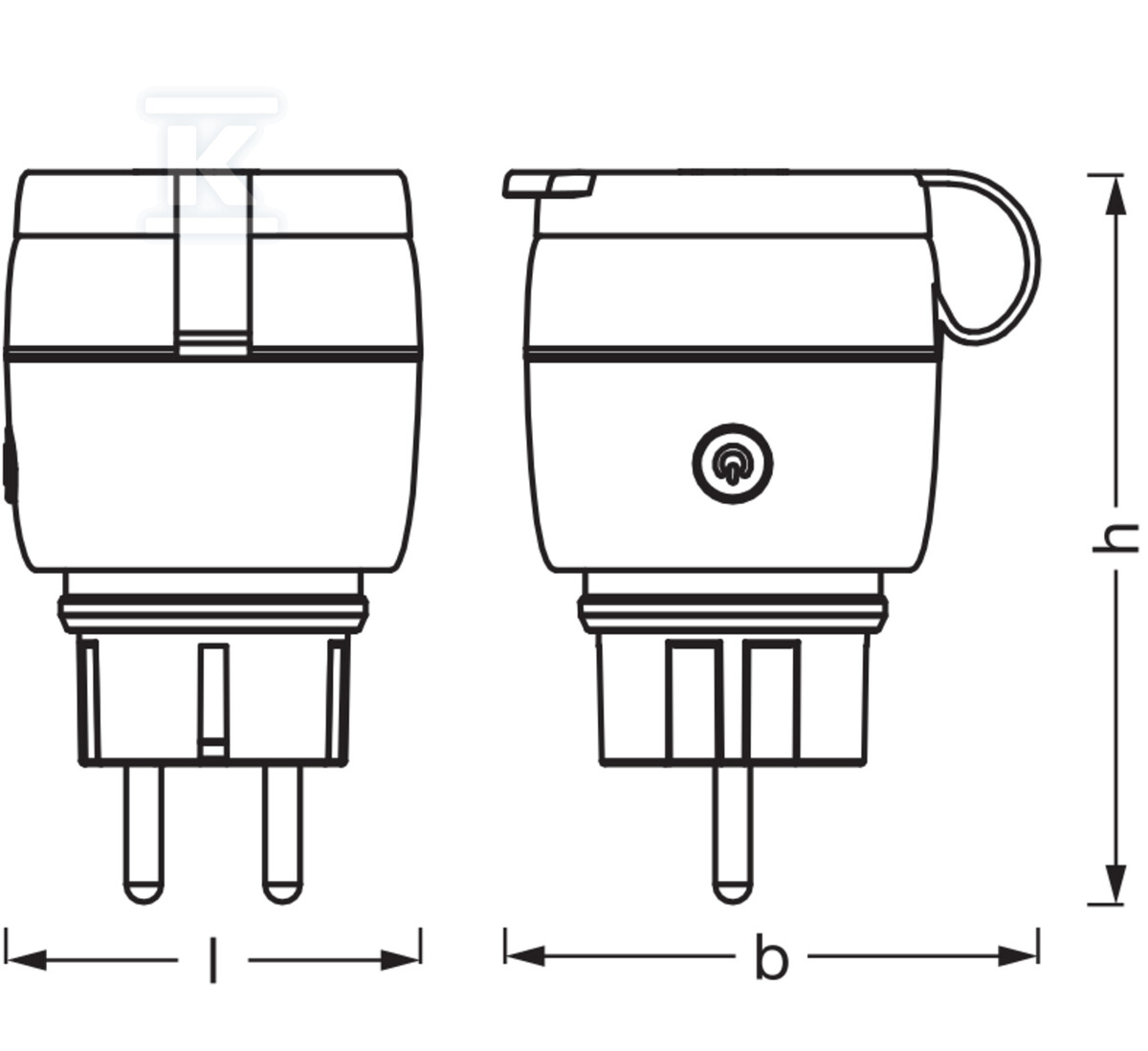 Wtyczka SMART zewnętrzna z - 4099854293238