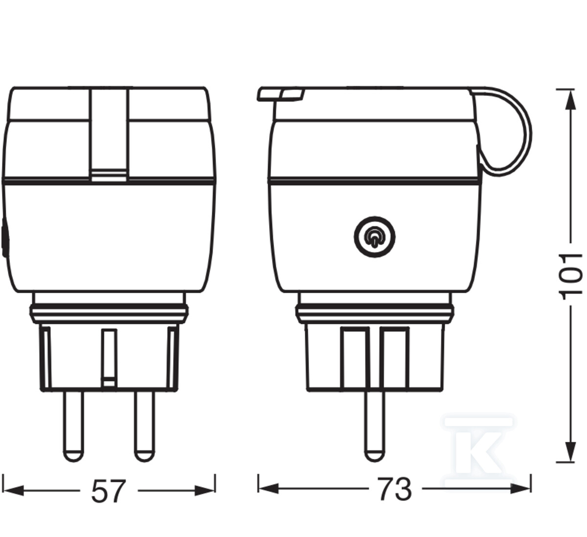 Wtyczka SMART zewnętrzna z - 4099854293238