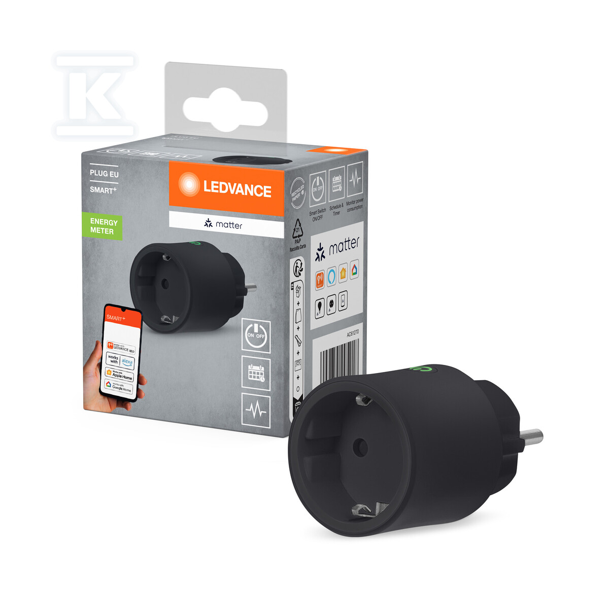 Wtyczka SMART z inteligentnym gniazdem - 4099854295218