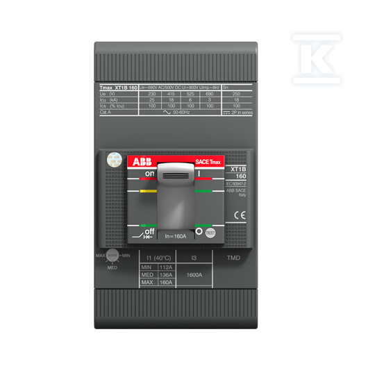 Компактний вимикач XT1N 160 TMD 40-450 - 1SDA067412R1