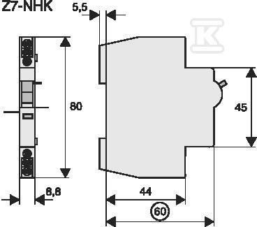 Допоміжний контакт 2 змінний Z-NHK - 248434