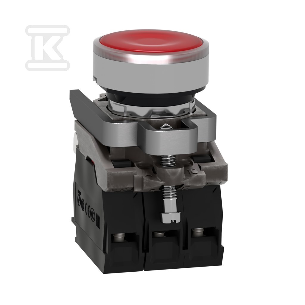 Кнопка аварійна з LED-підсвіткою, - XB4BW34M5