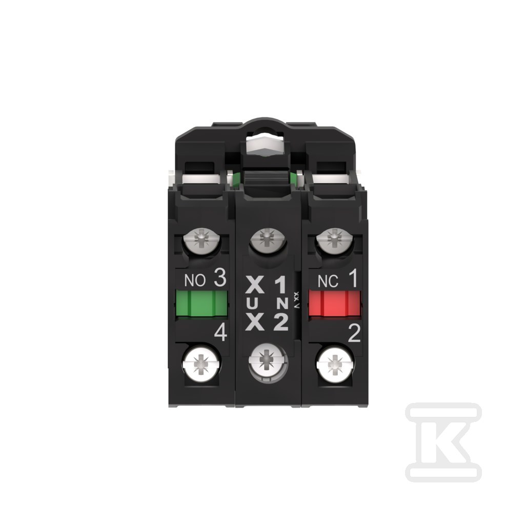 Botão plano laranja LED 24V Harmony XB5 - XB5AW35B5
