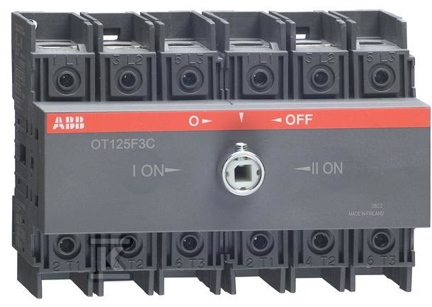 OT125F3C Switch 125A NETWORK-AGGREGATE, - 1SCA105037R1001