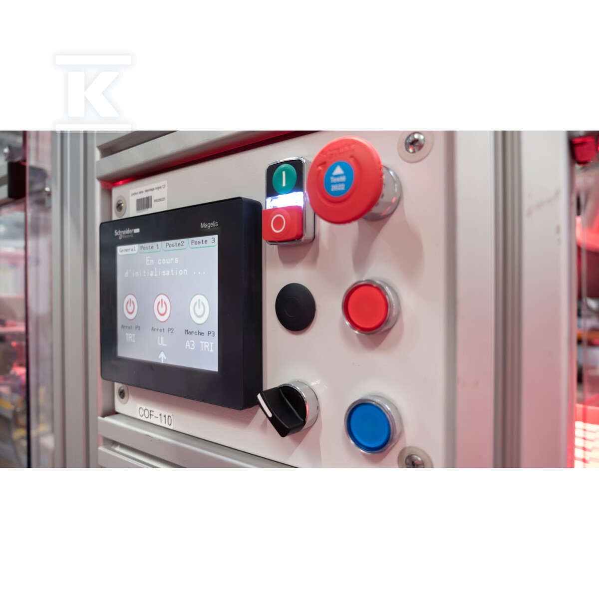 Interruptor de 3 posições branco - ZB4BK1313