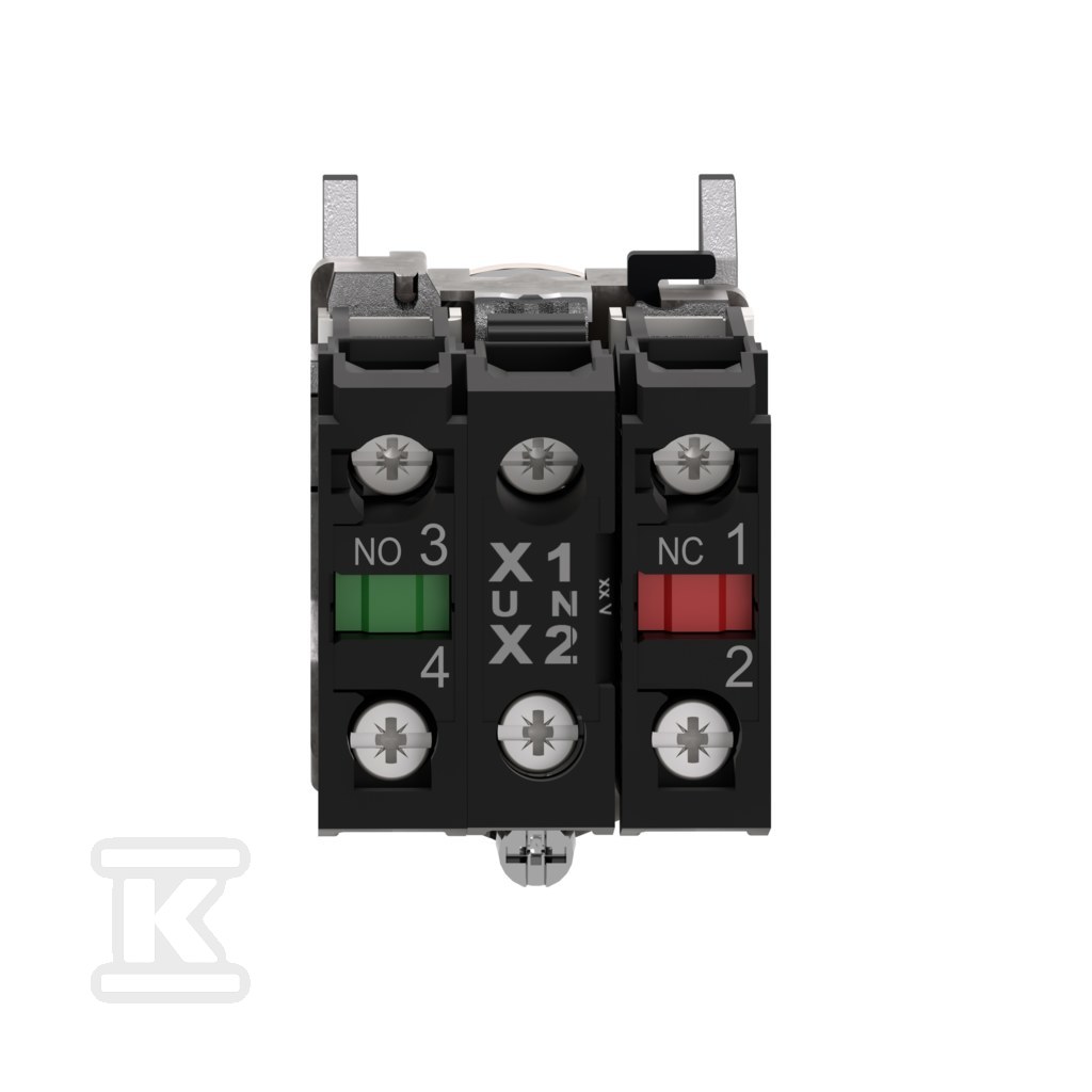 Przycisk kryty podświetlany LED, NO+NZ, - XB4BW35B5