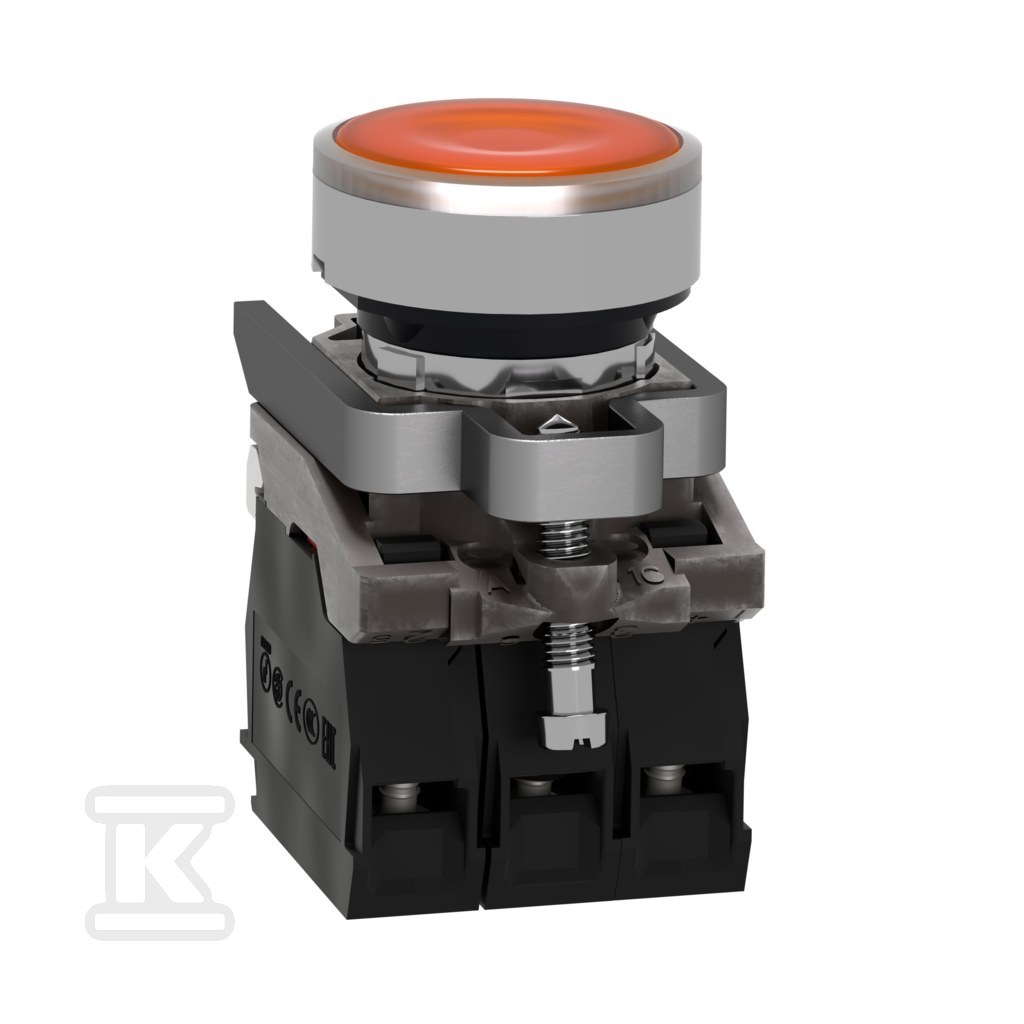 Przycisk kryty podświetlany LED, NO+NZ, - XB4BW35B5