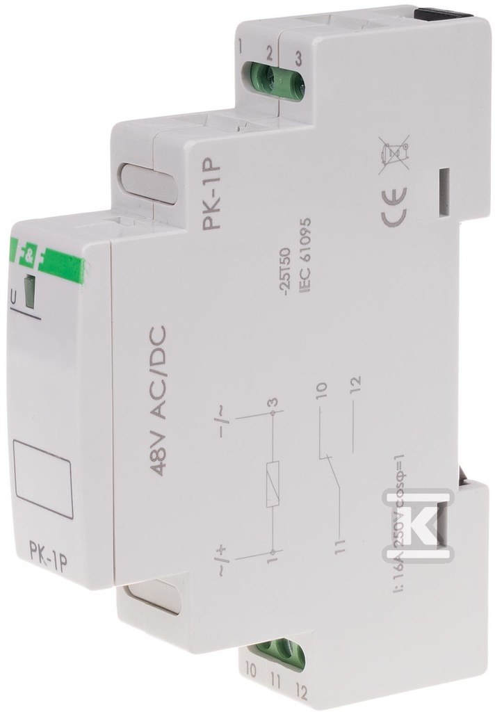 Elektromagnetni relej PK-1P 48 V Un=48V - PK-1P-48V