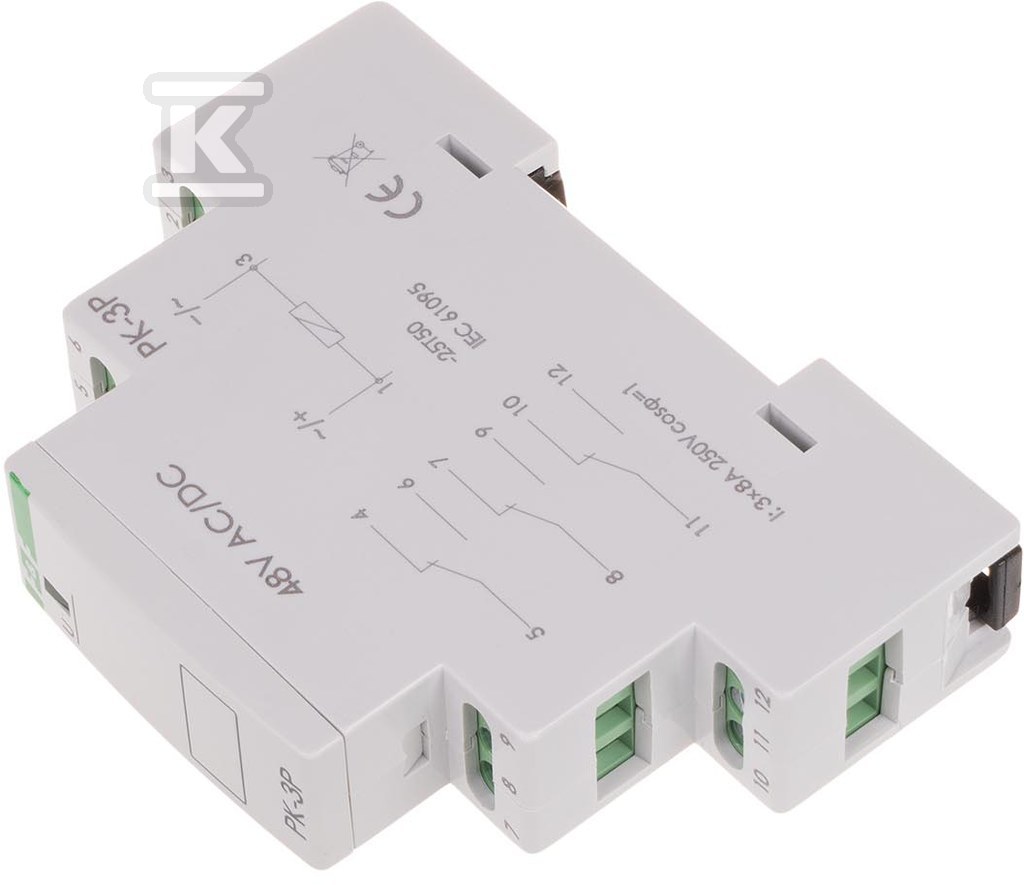 Реле електромагнітне ПК-3П 48V 48V - PK-3P-48V