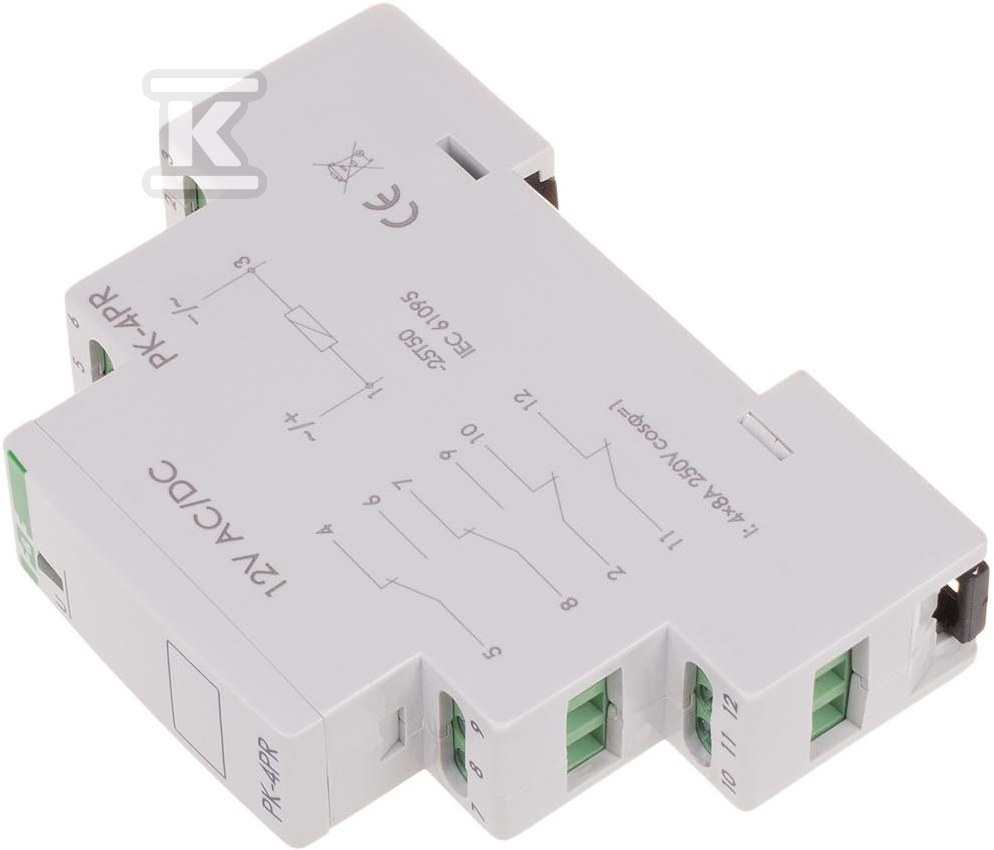 Electromagnetic relay PK-4PR 12V 12V - PK-4PR-12V