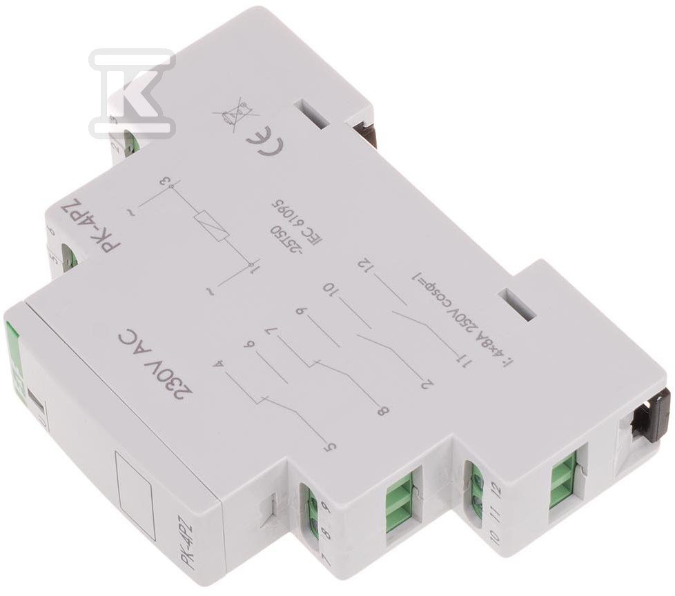 Реле електромагнітне ПК-4ПЗ 230V AC, - PK-4PZ-230V