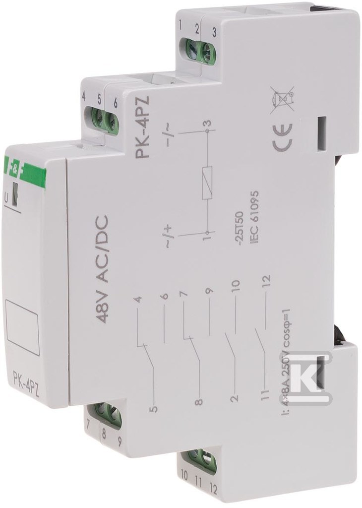 Elektromagnetické relé PK-4PZ 48V 48V - PK-4PZ-48V