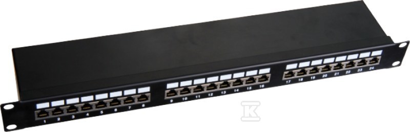 Patch panel 1U/19 hüvelykes STP - PK-S6-1