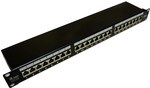 Patch panel STP cat.5e 24 LSA 1U portů