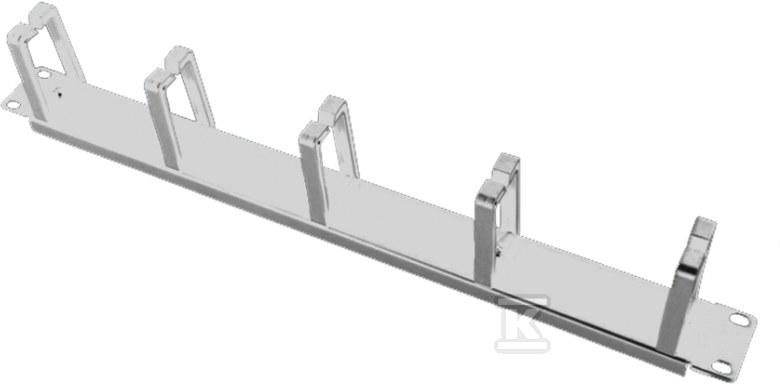 Organizator kabli 1U 19" 5 plastikowych - PK009S