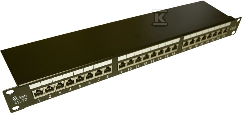 Patch panel STP cat.6 24 LSA 1U portů - PK010