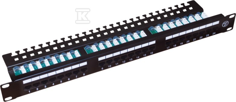 Patch panel UTP cat.5e 24 ports LSA - PK013