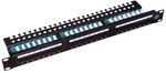 Patch panel UTP cat.5e 24 LSA port polccal 1U/19"