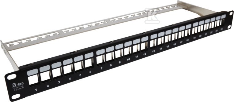 Patchpanel 19" modular 24 Ports 1HE mit - PK020