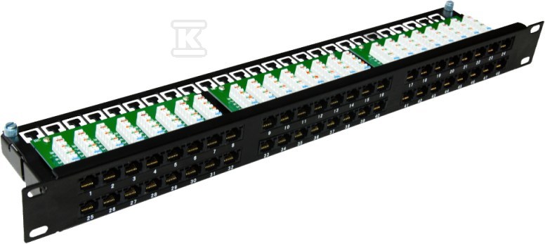 Patch panel OPTIMUM UTP kat.6 48 LSA 1U - PK030