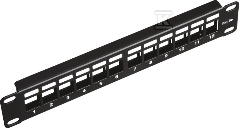 Modular 10 "patch panel with 12 ports - PK038