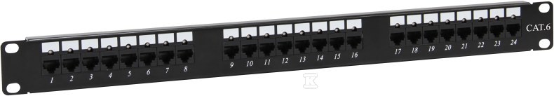 Patch panel NAVI LED UTP kat.6 24 LSA - PKL002