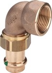 Złączka rurowa katowa 42 x 6/4" brąz / błyszczący, model 2255
