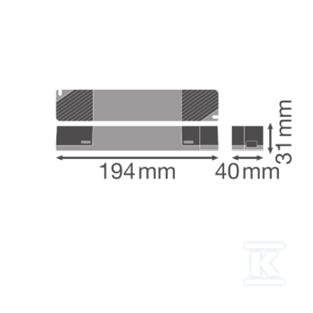 Драйвер LED DRIVER VALUE -60/220-240/24 - 4058075835870