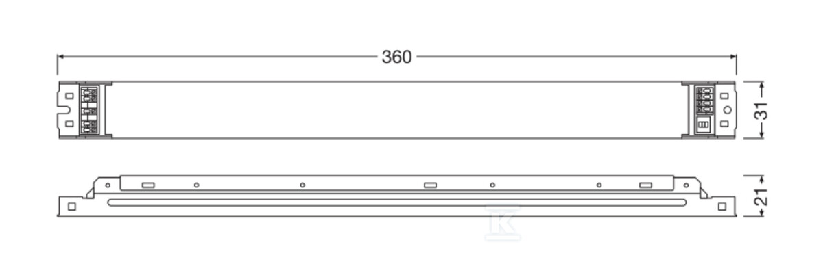 Драйвер LED DRIVER LED TUBE EXTERNAL - 4099854295171