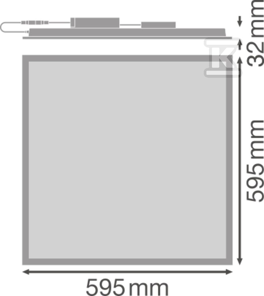 Panel LED COMFORT 600 P 36W 930 940 - 4058075694507