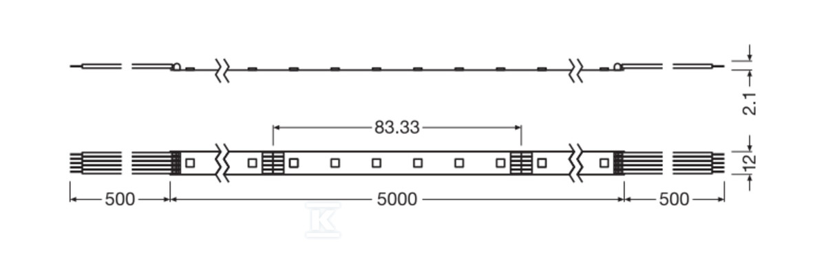 LED стрічка LS P-1000/RGBW/940/5 - 4099854358296