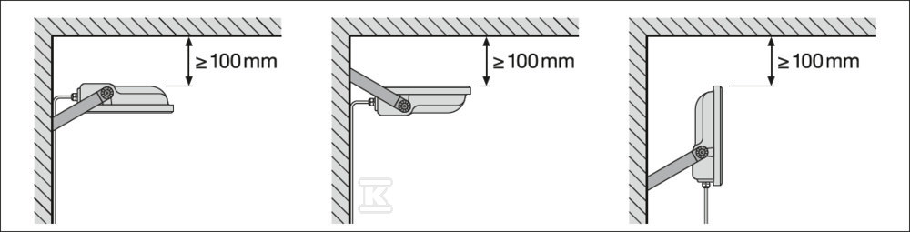 Naświetlacz Floodlight 10 P 8W 1K2LM - 4099854305702