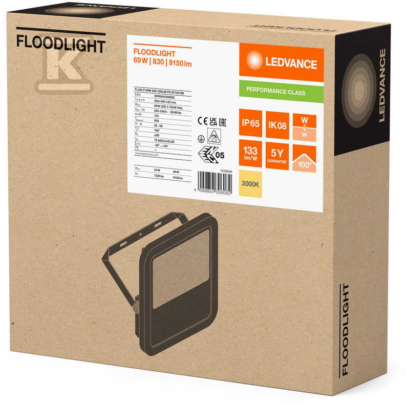 Naświetlacz Floodlight 100 P 69W 10KLM - 4099854306082