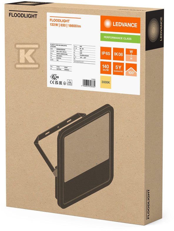 Прожектор Floodlight 200 P 133W 20KLM - 4099854306365