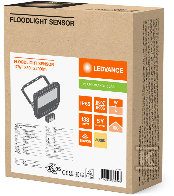 Naświetlacz Floodlight 20 SN P 17W - 4099854309465
