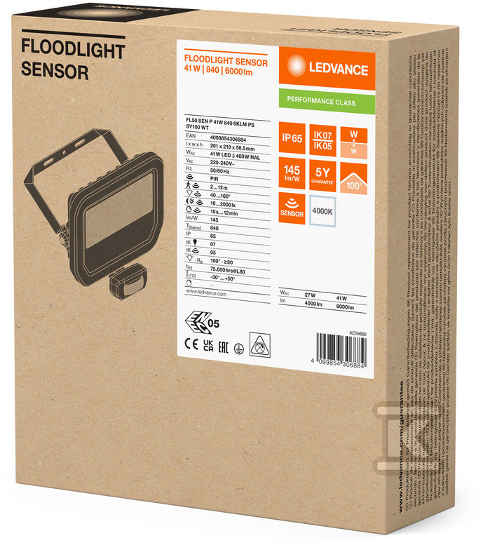 Прожектор Floodlight 50 SN P 41W 6KLM - 4099854306884