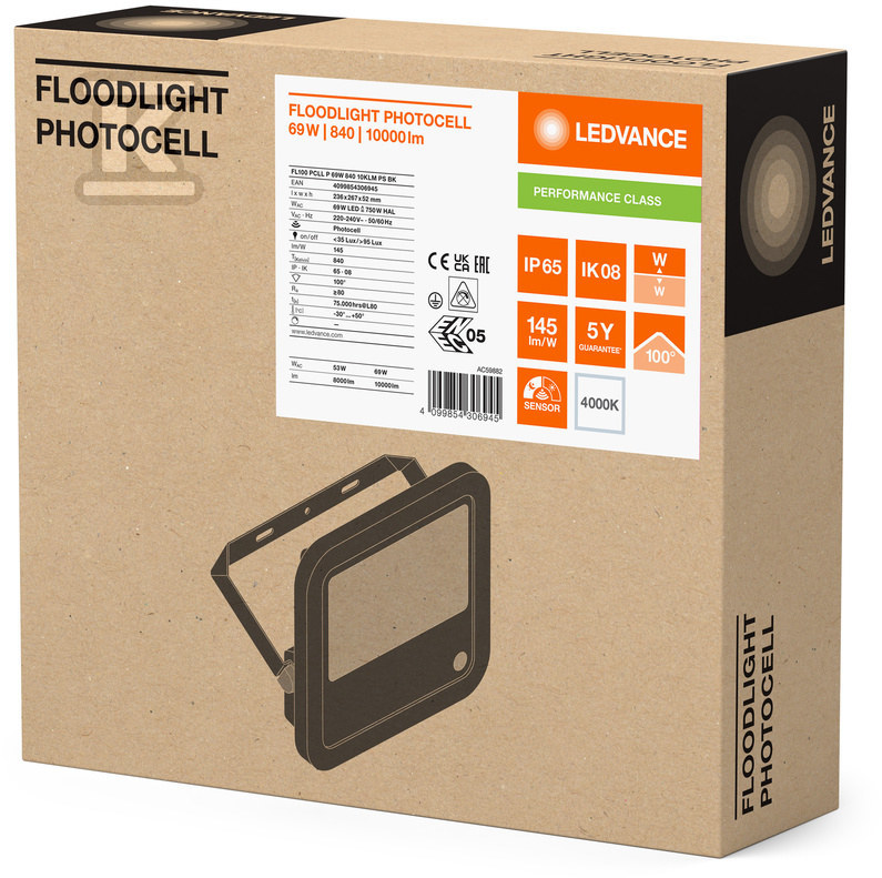 Naświetlacz Floodlight 100 PCELL P 69W - 4099854306945