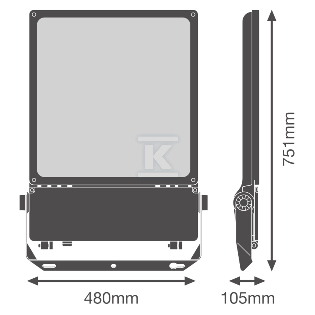 Naświetlacz dużej mocy FL FLEX P 360W - 4099854373763