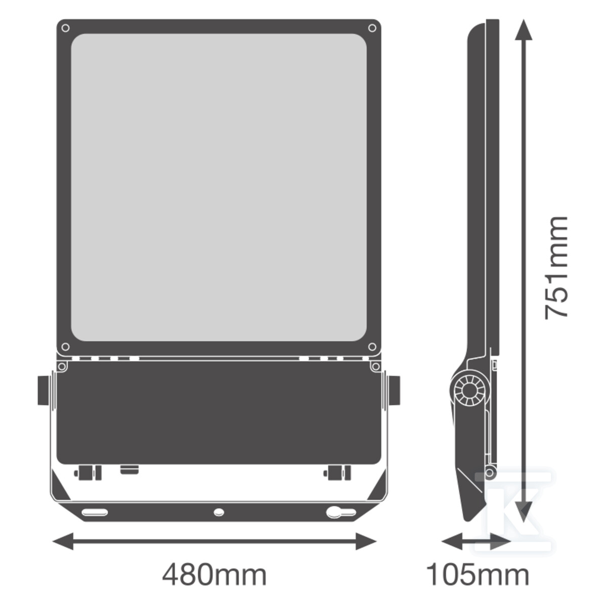 Naświetlacz dużej mocy FL FLEX P 360W - 4099854373800