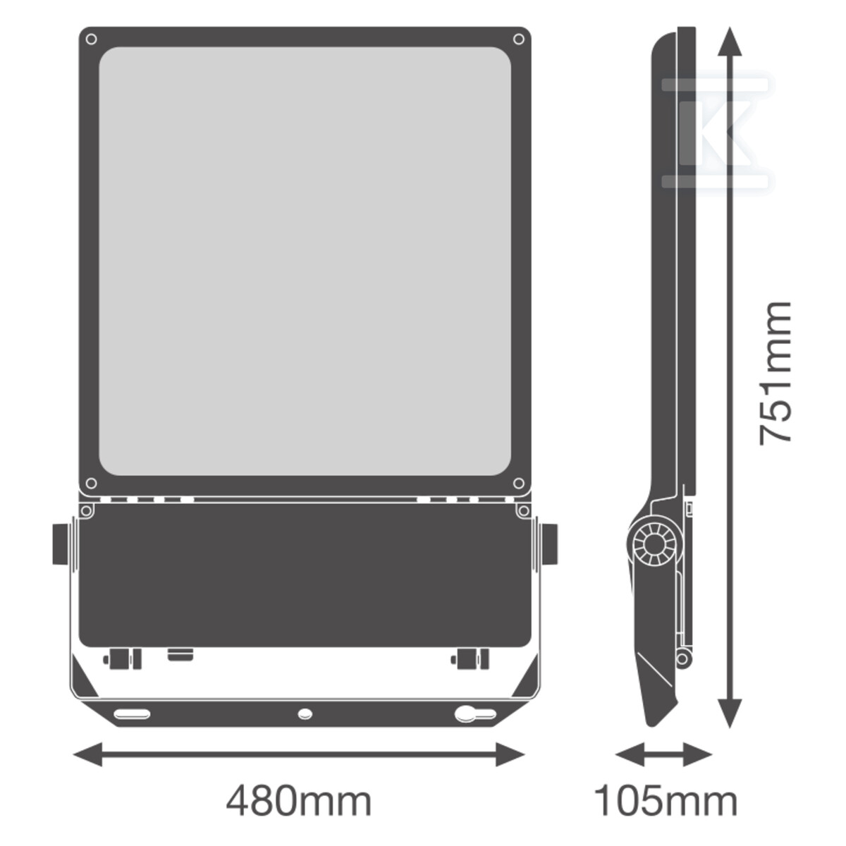 Naświetlacz dużej mocy FL FLEX P 360W - 4099854373770