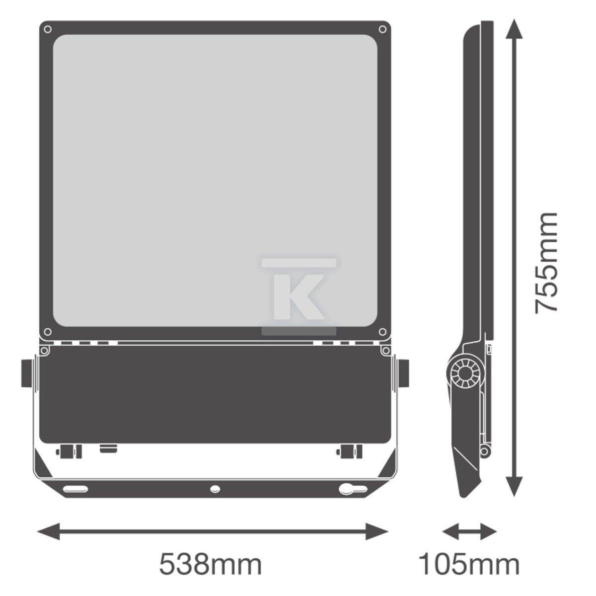 Naświetlacz dużej mocy FL FLEX P 450W - 4099854373886